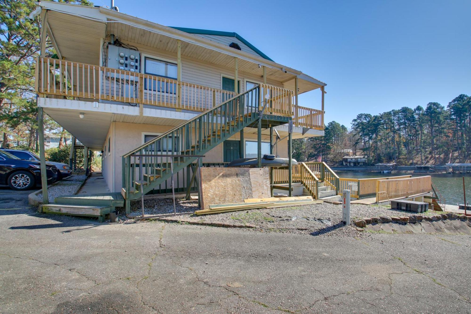 Hot Springs Condo With Lake Access And Boat Dock! Exterior photo